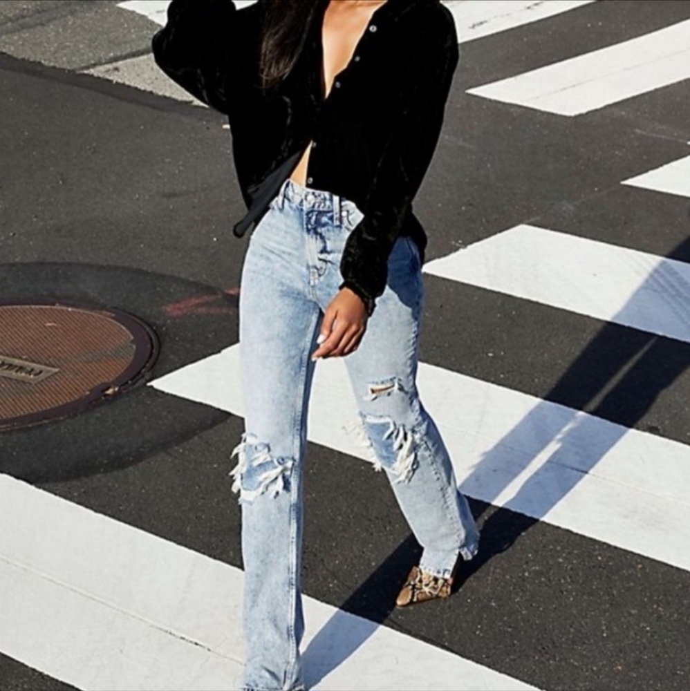 Free people my one lane jeans
